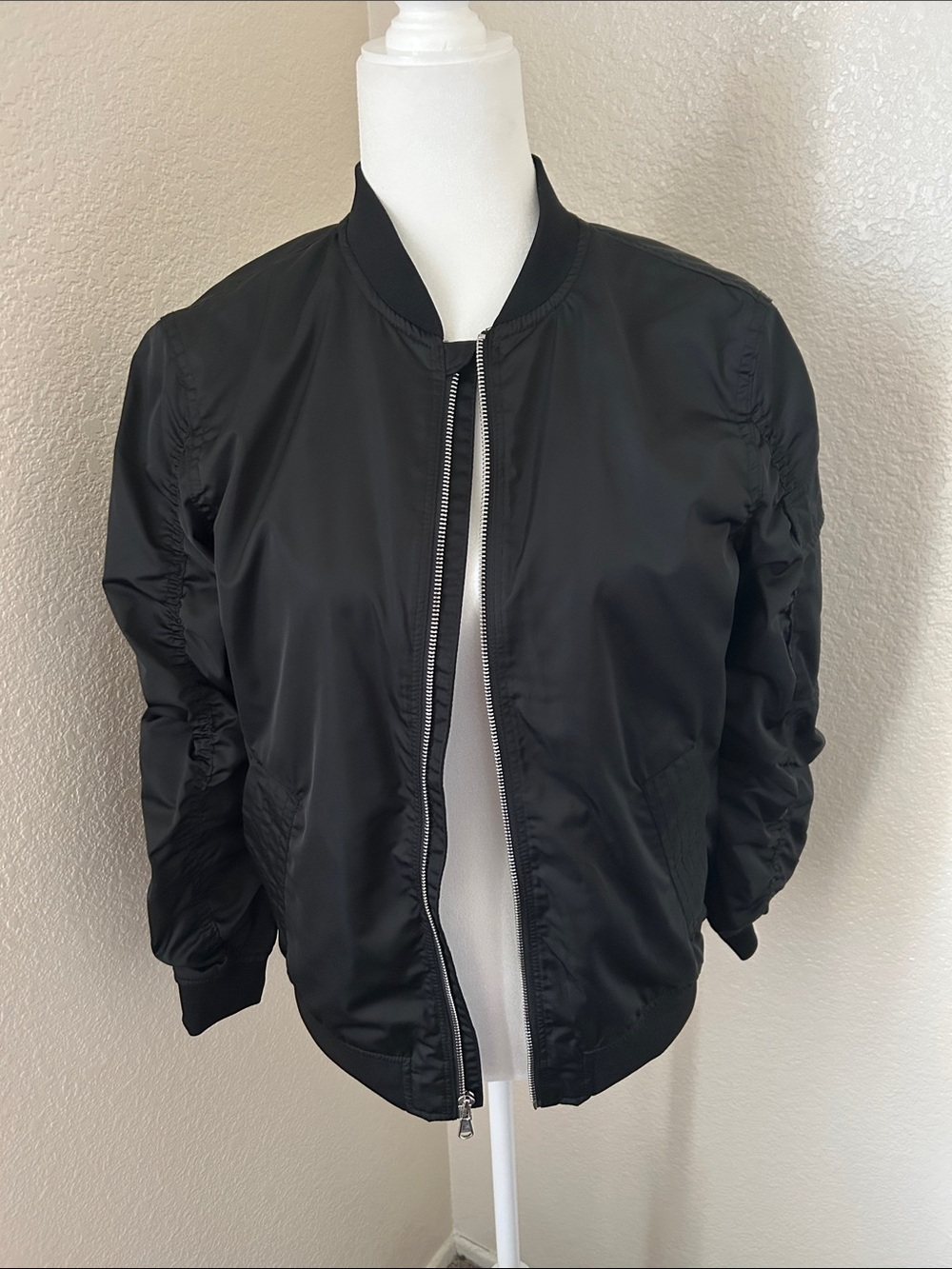 art class Black Lightweight Bomber Jacket